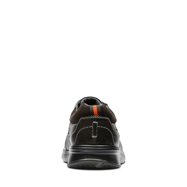 Clarks Mens Cotrell Walk Wide Fit Shoes Black | CA-8456129